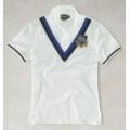 POLO RUGBY(ポロラグビー) PEYTON CHEVRON MESH POLO【WHT】