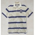 POLO RUGBY(ポロラグビー) SHANNEN CRESTED RUGBY【BLUE/WHT】