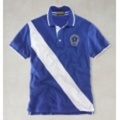 POLO RUGBY(ポロラグビー) TINSLEY SASH STRIPE POLO【BLUE】