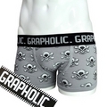 ＧＲＡＰＨＯＬＩＣ　スカルプリントボクサーブリーフ　【ネット限定】