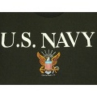 L★古着ビンテージTシャツ 80年代 U.S.NAVY 黒