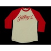 M★古着7分丈Tシャツ 80年代 gilleys 白×赤