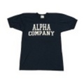 M★古着フットボールTシャツ ALPHA 紺