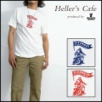 【HELLER`S CAFE】ヘラーズカフェWAREHOUSE【ウェアハウス】ムラ糸天竺Ｔシャツ「ILLINOI」【送料無料】