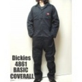 【予約販売受付中】Dickies (ディッキーズ) 4861 ベーシック カバーオール (つなぎ) ダークネイビー