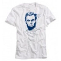 アメリカンイーグル メンズAE ABE LINCOLN T (White)