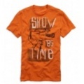 アメリカンイーグル メンズAE SHOWTIME T (Orange Tent)