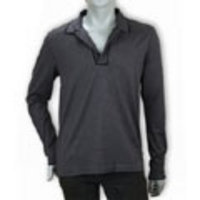 BOSS HUGOBOSS[ボス ヒューゴボス]　長袖ポロシャツ[ダークグレー]