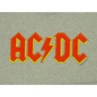 L★古着バンドTシャツ AC/DC グレー霜降