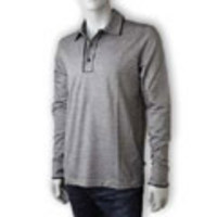 BOSS HUGOBOSS[ボス ヒューゴボス]　長袖ポロシャツ[ミディアムグレー]