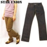 STAR UNION【スターユニオン】カラーデニムストレートパンツ【40％OFF】