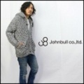 ＜先行予約　９月下旬入荷予定＞JOHNBULL【ジョンブル】ケーブル編みローゲージニットパーカー【送料無料】