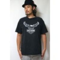 【Used】 Harley Eagle Printed T-Shirt/ユーズド ハーレー イーグル 両面プリント Tシャツ L 003