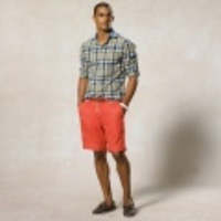 【送料無料】LINEN-COTTON TACKLE SHORT (Sienna Rose)ラグビーラルフローレン メンズ