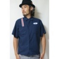 【中古】 Used Remake S/S Work Shirt/ユーズド リメイク 半袖ワークシャツ M 022