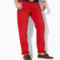 【送料無料】Slim-Fit Eaton Wash Jean (Red Flame)ラルフローレン ポロ