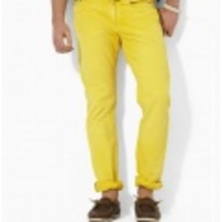 【送料無料】Slim-Fit Eaton Wash Jean (Sunfish Yellow)ラルフローレン ポロ