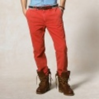 【送料無料】VINTAGE CHINO UNIVERSITY PANT (Red)ラルフローレン ラグビー　メンズ