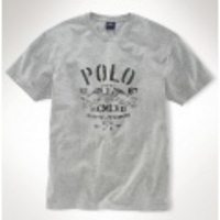 Classic-Fit Polo Eagle Tee (Metro Heather)ラルフローレン ポロ