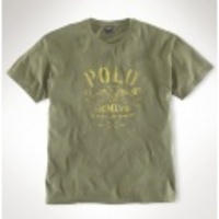 Classic-Fit Polo Eagle Tee (Seaweed Green)ラルフローレン ポロ