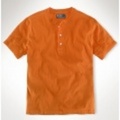 Short-Sleeved Henley (Coastal Orange)ラルフローレン ポロ