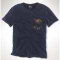 Slim Custom-Fit Flight Tee (Hunter Navy)ラルフローレン ポロ