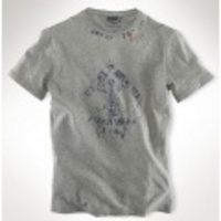 Slim Custom-Fit Naval Tee (Heather Grey)ラルフローレン ポロ