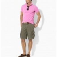 【送料無料】Litchfield Cotton Cargo Short (Mill Olive)ラルフローレン ポロ