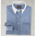 POLO RUGBY(ポロラグビー)　CONTRAST-COLLAR CHAMBRAY SHIRT【Chambray】