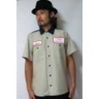 Used Remake S/S Work Shirt/ユーズド リメイク 半袖ワークシャツ M 031