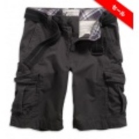 【9月5日-20日限定・最終セール60％OFF】アメリカンイーグルメンズ AE RIPSTOP CARGO SHORTS (Black Ash)