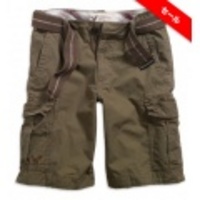 【9月5日-20日限定・最終セール60％OFF】アメリカンイーグルメンズ AE RIPSTOP CARGO SHORTS (Military Olive)