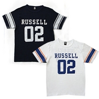 《34％ＯＦＦ》　ＲＵＳＳＥＬＬ　ＬＩＮＥ　ＦＯＯＴＢＡＬＬ　Ｈ／Ｓ　Ｔシャツ　７２８２０１　【ネット限定】