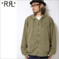 【RRL】 Military Stncil Printed Zip Up/ ダブルアールエル ミリタリー ステンシル 染み込みプリント ジップアップパーカー