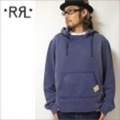 【RRL】 Ralph Lauren Front V Hooded Sweat Shirt/ ラルフローレン ダブルアールエル フロントV 後付けパーカー