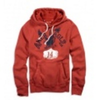 アメリカンイーグル メンズAE POPOVER HOODIE (Stopwatch Red)