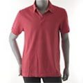 Calvin Klein Jeans[カルバン・クライン・ジーンズ]　鹿の子 スキッパーポロシャツ[ローズレッド]