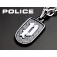 【SALE】20%OFF！POLICE（ポリス） ドッグタグ ペンダントBK【22409PSS02】