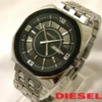 DIESEL[ディーゼル]’09新作　メンズウォッチ デカフェイス×メタルベルトDZ1170