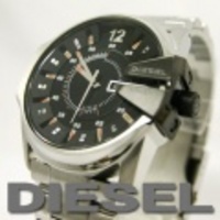 DIESEL ディーゼル 腕時計 メンズウォッチ アナログ メタルベルト 黒　DZ1208