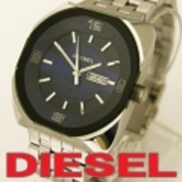 DIESEL ディーゼル 腕時計 メンズウォッチ　ネイビー メタルベルト　DZ1210