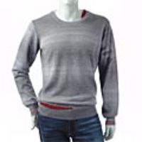 DIESEL[ディーゼル]　クルーネックセーター[グレー]