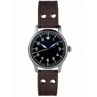 STOWA ストーヴァ【FLIEGER nologo】フリーガー　ノーロゴ　オールドタイプストラップ（ブラック） STW-FLI-NR-L-BK:チックタック [TiCTAC]