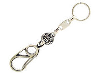 【Bill Wall Leather】KC706 Wave Key Chain（Ltd.999）:ブースカバイリトルロック [BOO.SCA by LITTLEROCK]