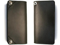 【THIRTEEN DESIGNS】KWA-1　2-POCKET&2-CHIP WALLET（Hard Leather）:ブースカバイリトルロック [BOO.SCA by LITTLEROCK]