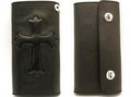 【THIRTEEN DESIGNS】KWA-3N　W CROSS&CARD CASE WALLET（Hard Leather）:ブースカバイリトルロック [BOO.SCA by LITTLEROCK]