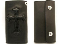 【THIRTEEN DESIGNS】KWA-3N　W CROSS&CARD CASE WALLET（Hard Leather）:ブースカバイリトルロック [BOO.SCA by LITTLEROCK]