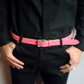 2LINE STUDSケイコウBELT:イエロールビー[YELLOWRUBY]