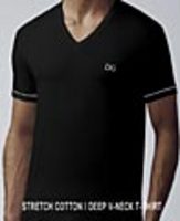 DOLCE&GABBANA[ドルチェ＆ガッバーナ]　ＶネックＴシャツ[ブラック]