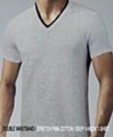 DOLCE&GABBANA[ドルチェ＆ガッバーナ]　ストレッチ ＶネックＴシャツ[グレー]